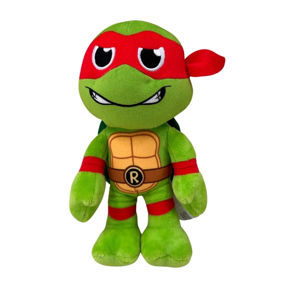 Legend Toys TMNT Raphael Plush Red Mask Stuffed‎ Animal 9 inch Kids Green 2024